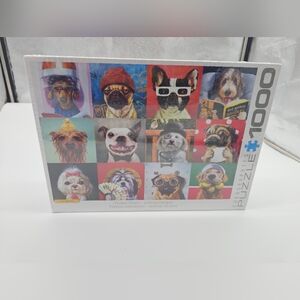 1000-Piece Eurographics Funny Dogs Puzzle - Multicolor